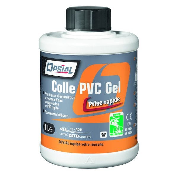 Colle PVC Gel Haute Performance en tube de 125ml